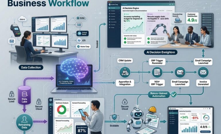 AI workflows in business